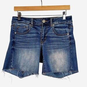 American‎ Eagle Outfitters Midi Denim Shorts l Size 8